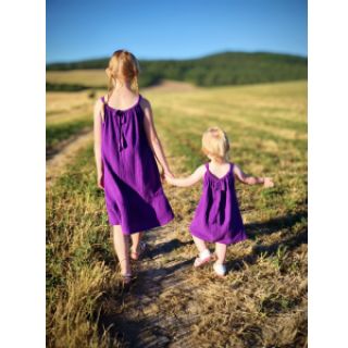Muślin double violet
