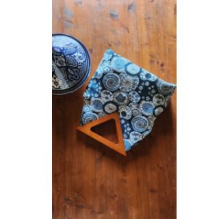 Tkanina dekoracyjna jacquard Kusmi bleu