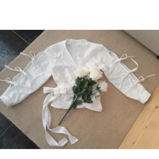 Len enzymatycznie prany white