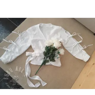 Len enzymatycznie prany white