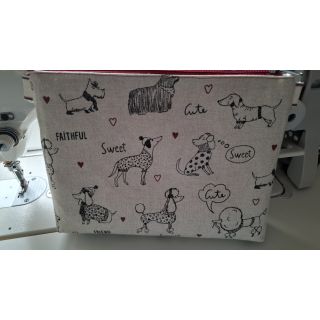 Tkanina dekoracyjna Linenlook Sweet doggie friends