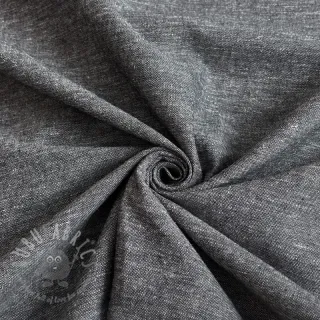 Len z bawełną Lico black