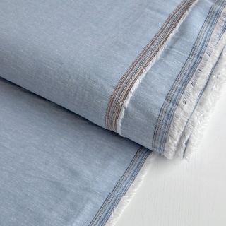 Len z bawełną Lico light blue