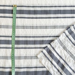Bawełniana tkanina YARN DYED Structure navy