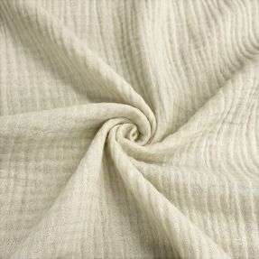 Double gaza/muslin MELANGE light pebble