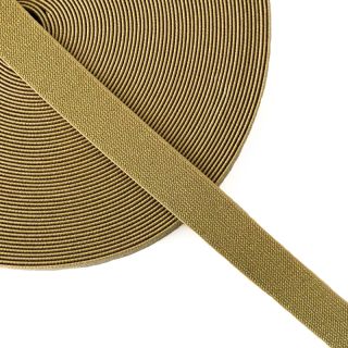 Guma gładka 2,5 cm glitter gold