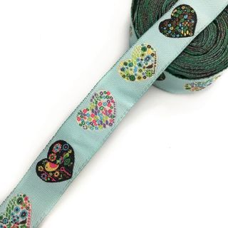 Wstążka Hearts mint