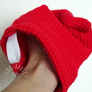 Wafel bawełniany red