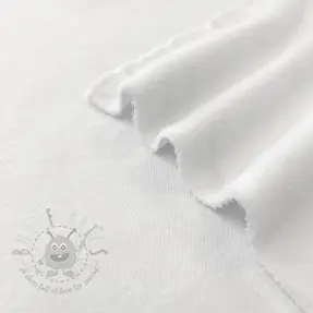 Dresówka drapana JOGGING white