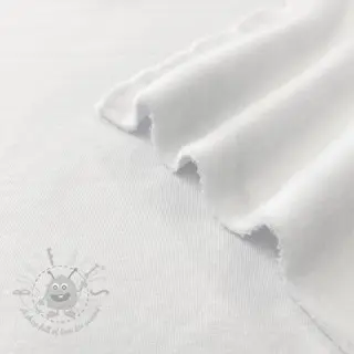 Dresówka drapana JOGGING white