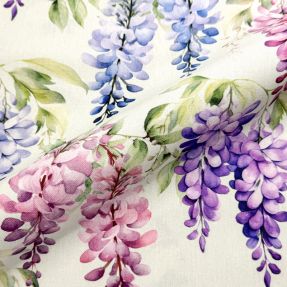 Tkanina dekoracyjna Serene Wisteria Charm digital print