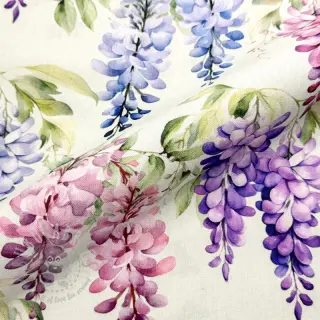Tkanina dekoracyjna Serene Wisteria Charm digital print