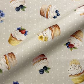 Tkanina dekoracyjna Cupcake Bake Off digital print
