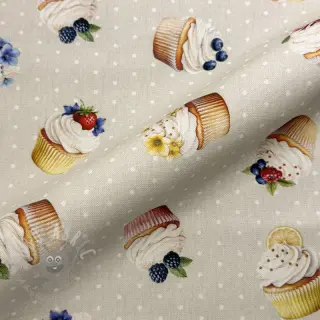 Tkanina dekoracyjna Cupcake Bake Off digital print