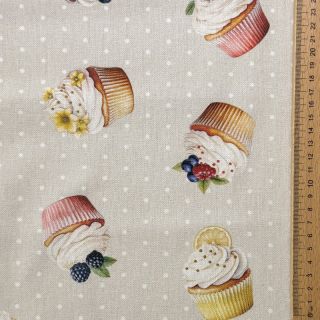 Tkanina dekoracyjna Cupcake Bake Off digital print