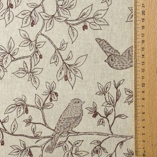 Tkanina dekoracyjna Linenlook premium Branch Bird Song