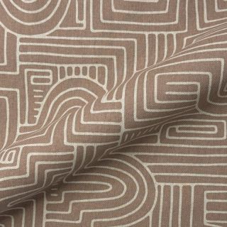 Tkanina dekoracyjna Linenlook premium Curve Maze Line