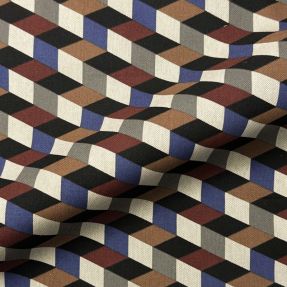 Tkanina dekoracyjna Linenlook premium Cube Illusion Art