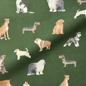 Tkanina dekoracyjna premium Dog Breed Mix