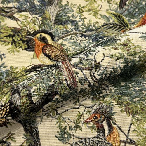 Tkanina dekoracyjna GOBELIN PREMIUM Bird Heritage Forest