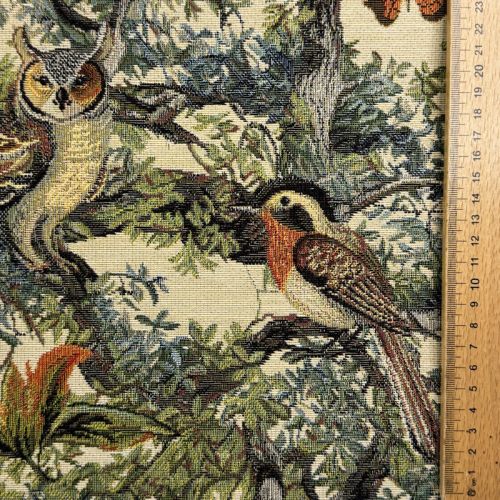 Tkanina dekoracyjna GOBELIN PREMIUM Bird Heritage Forest