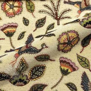 Tkanina dekoracyjna GOBELIN PREMIUM Primal Birdscape Art design B