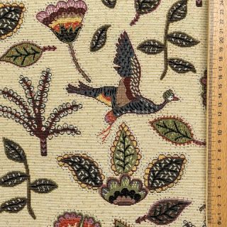 Tkanina dekoracyjna GOBELIN PREMIUM Primal Birdscape Art design B