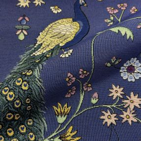 Tkanina dekoracyjna GOBELIN PREMIUM Peacock Garden Dream