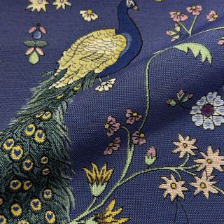 Tkanina dekoracyjna GOBELIN PREMIUM Peacock Garden Dream