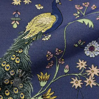 Tkanina dekoracyjna GOBELIN PREMIUM Peacock Garden Dream