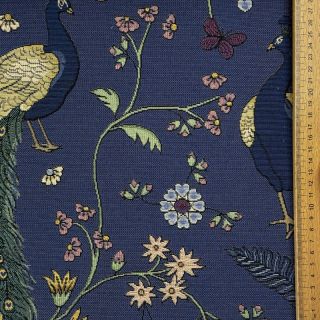 Tkanina dekoracyjna GOBELIN PREMIUM Peacock Garden Dream