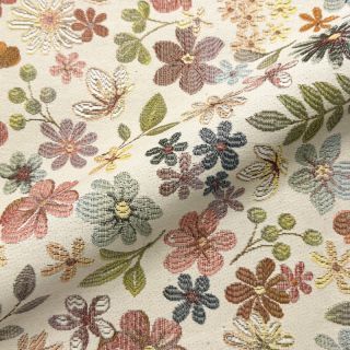 Tkanina dekoracyjna gobelinowa Indian Daisy Tapestry