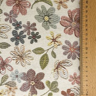 Tkanina dekoracyjna gobelinowa Indian Daisy Tapestry