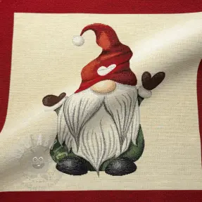 Tkanina dekoracyjna GOBELIN PREMIUM Tomte joyful Wishes PANEL