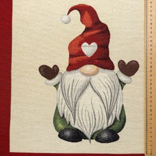 Tkanina dekoracyjna GOBELIN PREMIUM Tomte joyful Wishes PANEL