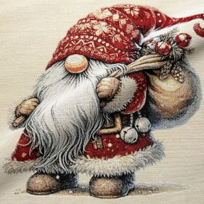 Tkanina dekoracyjna GOBELIN PREMIUM Happy Gnome PANEL