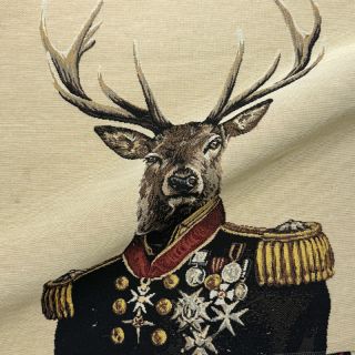 Tkanina dekoracyjna GOBELIN PREMIUM Deer Admiral Statue PANEL