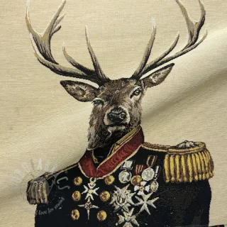 Tkanina dekoracyjna GOBELIN PREMIUM Deer Admiral Statue PANEL