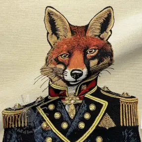 Tkanina dekoracyjna GOBELIN PREMIUM Fox Admiral Statue PANEL