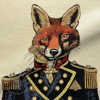 Tkanina dekoracyjna GOBELIN PREMIUM Fox Admiral Statue PANEL