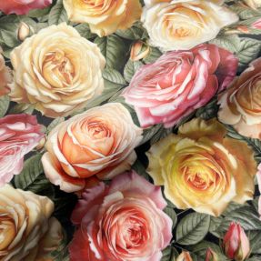 Tkanina dekoracyjna VELVET Romantic Rose Charm