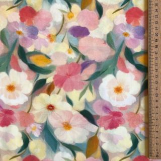 Wiskoza RADIANCE Flower Dali digital print