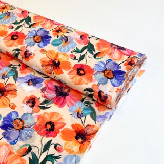 Wiskoza RADIANCE Flower Nina digital print