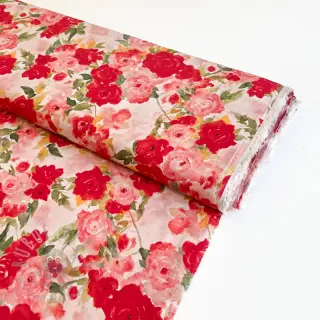 Wiskoza RADIANCE Flower Galia digital print