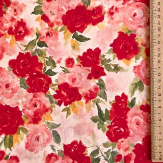 Wiskoza RADIANCE Flower Galia digital print