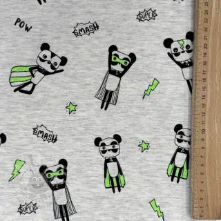 Jersey NEON Super heroes ecru melange