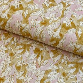 Wiskoza z lnem CREPE Flowers Tomi digital print