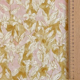 Wiskoza z lnem CREPE Flowers Tomi digital print