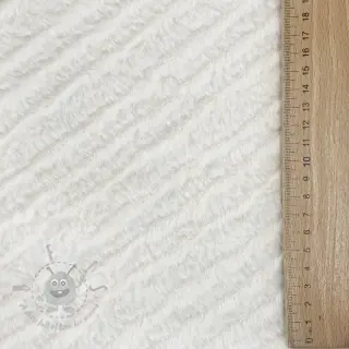 Sztuczne futro Stripes ecru