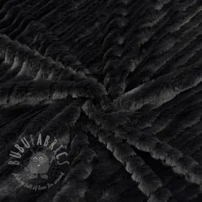Sztuczne futro Stripes anthracite